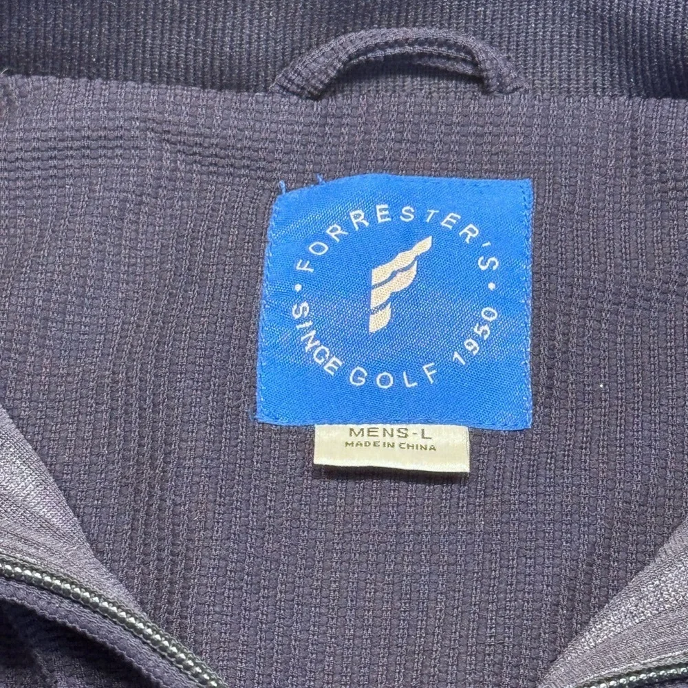 Vintage Navy Golf Windbreaker Jacket for All-Weather Comfort